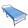 PS PARVESH SMART Easy Niwar Portable Iron Metal Folding Bed for Sleeping with Heavy Metal Iron Bed Frame Single for Home and Hostel (Size 36x72) (Blue)