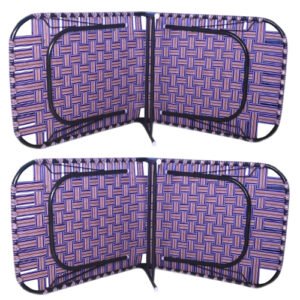 PS PARVESH SMART (2 Pieces Combo Folding Bed Size 2.5ft X 6ft Strong | Multipurpose | Multicolor