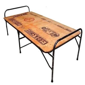PS PARVESH SMART® Plywood Folding Bed Thickness 12mm Home cot | Multipurpose (Size 30″X72″- Inch)