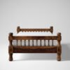 Solid Sheesham Wood Single Bed Without Storage, Diwan for Bedroom, Livingroom and Home Palang