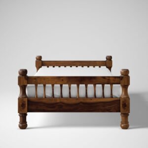 Solid Sheesham Wood Single Bed Without Storage, Diwan for Bedroom, Livingroom and Home Palang